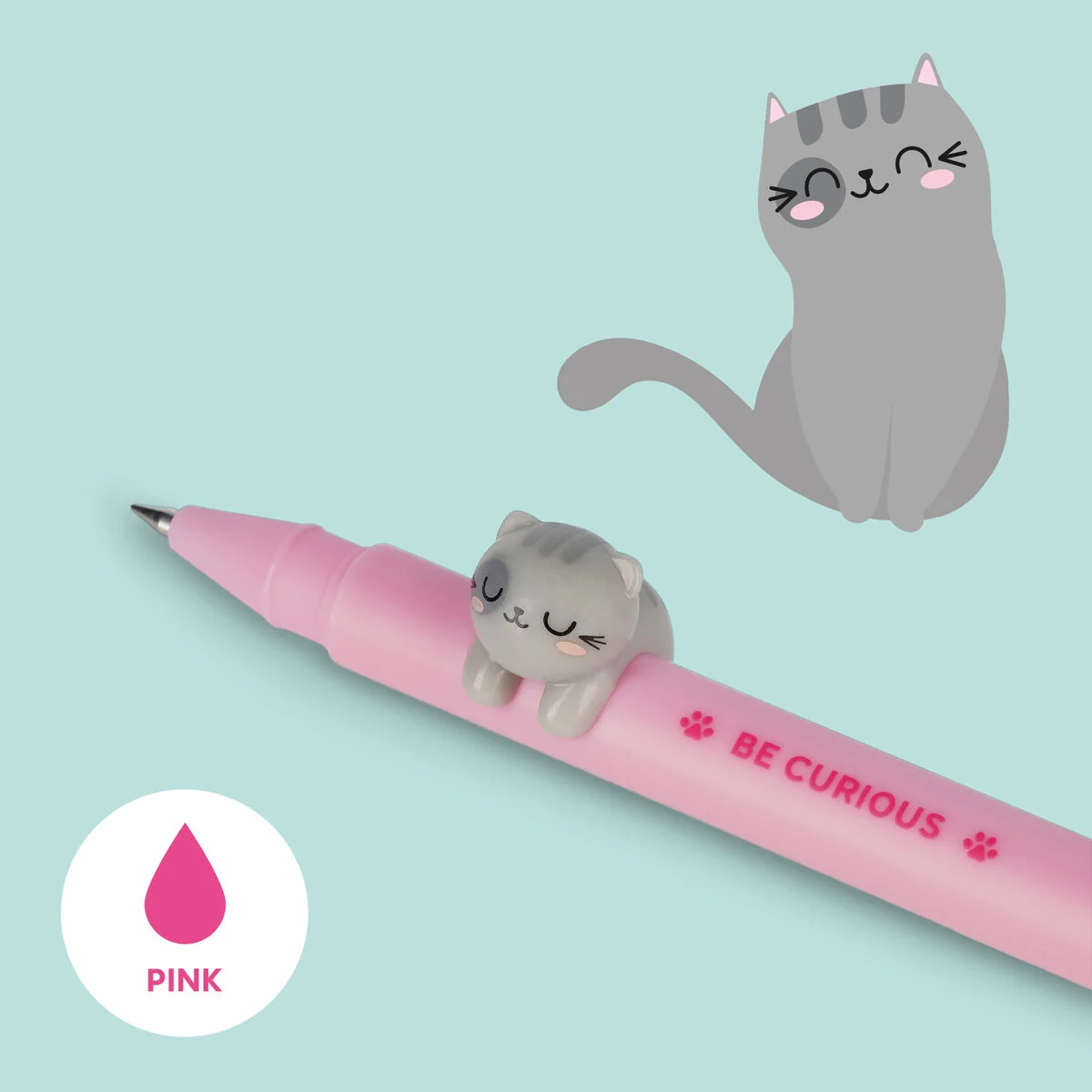 CPP0002_2 Legami Gel Pen - Lovely Friends - Katze