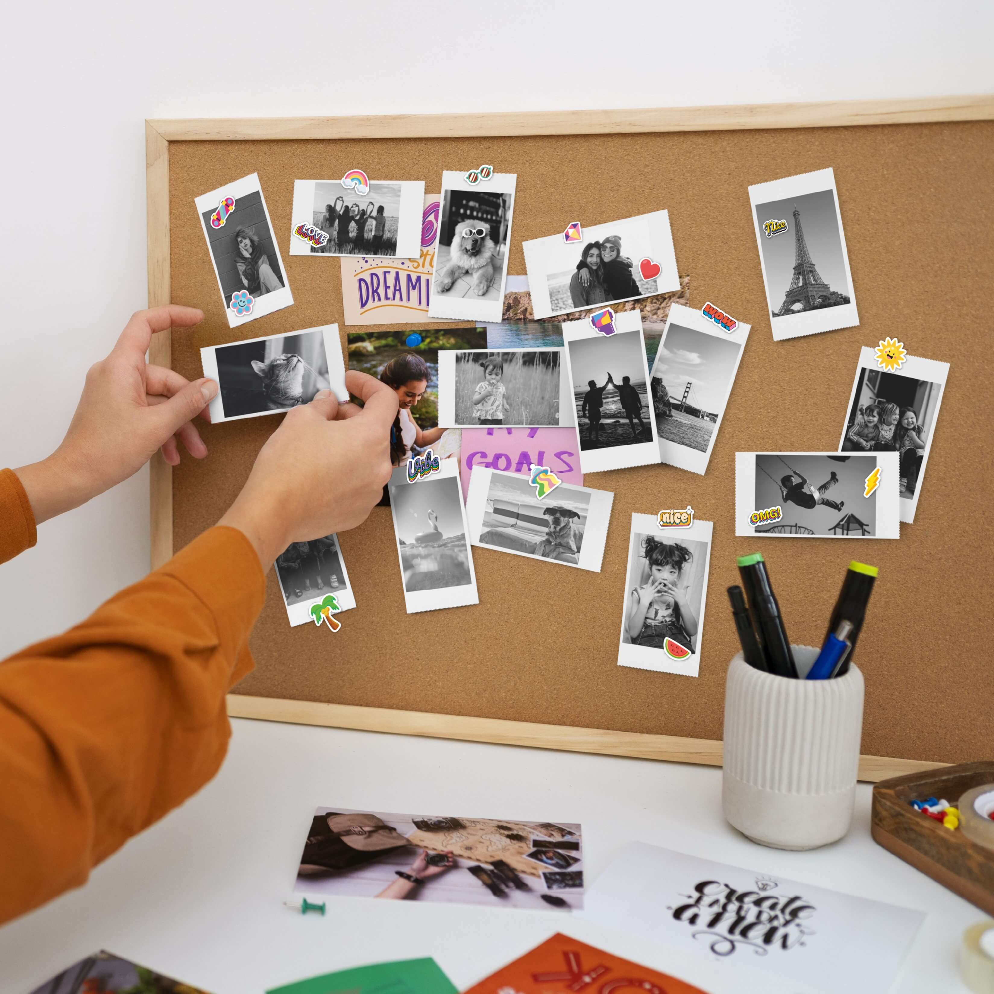 CUTIE PIXIPRINT – Digitalkamera mit Sofortdruck & Kreativset rosa