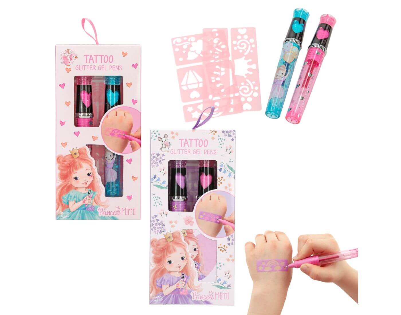 Princess Mimi Tattoo Glitzer Gelstifte