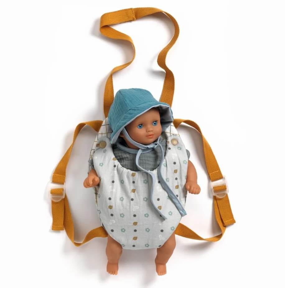 POMEA Puppentrage Blue Gray