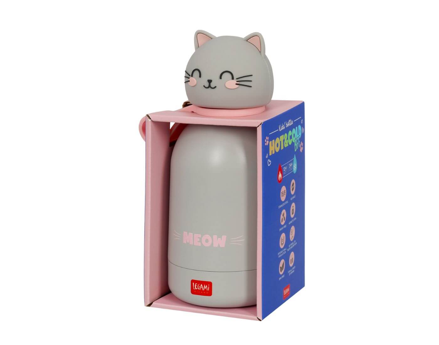Thermosflasche für Kinder - Hot&Cold BFF - Katze Thermosflasche für Kinder - Hot&Cold BFF - Katze