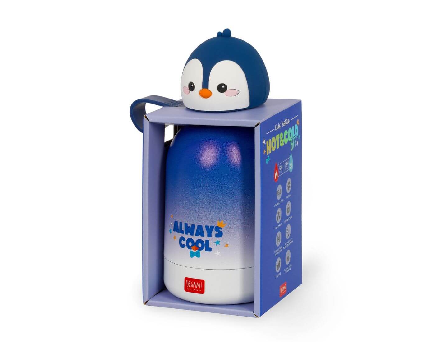Thermosflasche für Kinder - Hot&Cold BFF - Pinguin