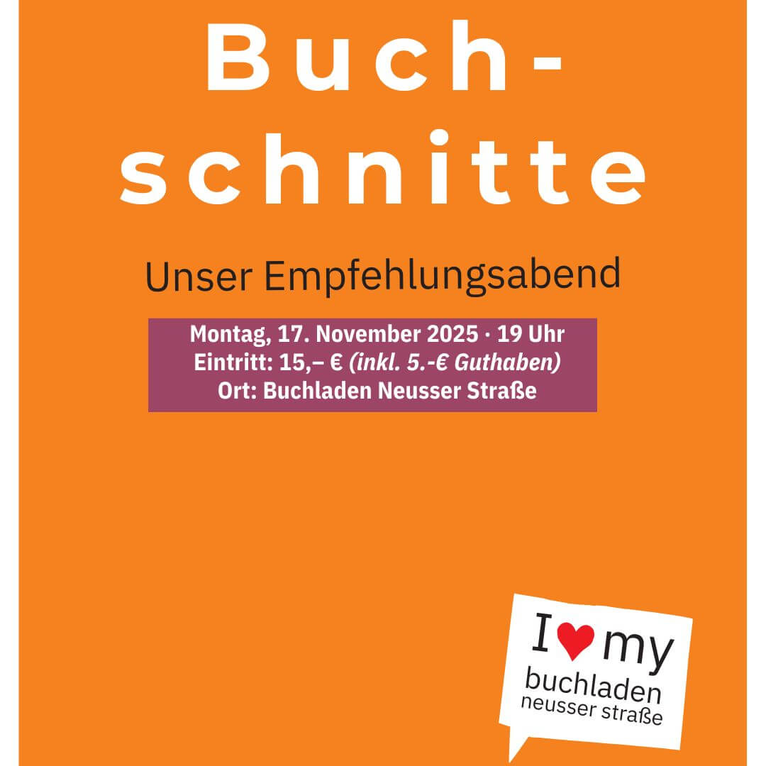 Eintritt Buchschnitte - unser ganz persönlicher Empfehlungsabend