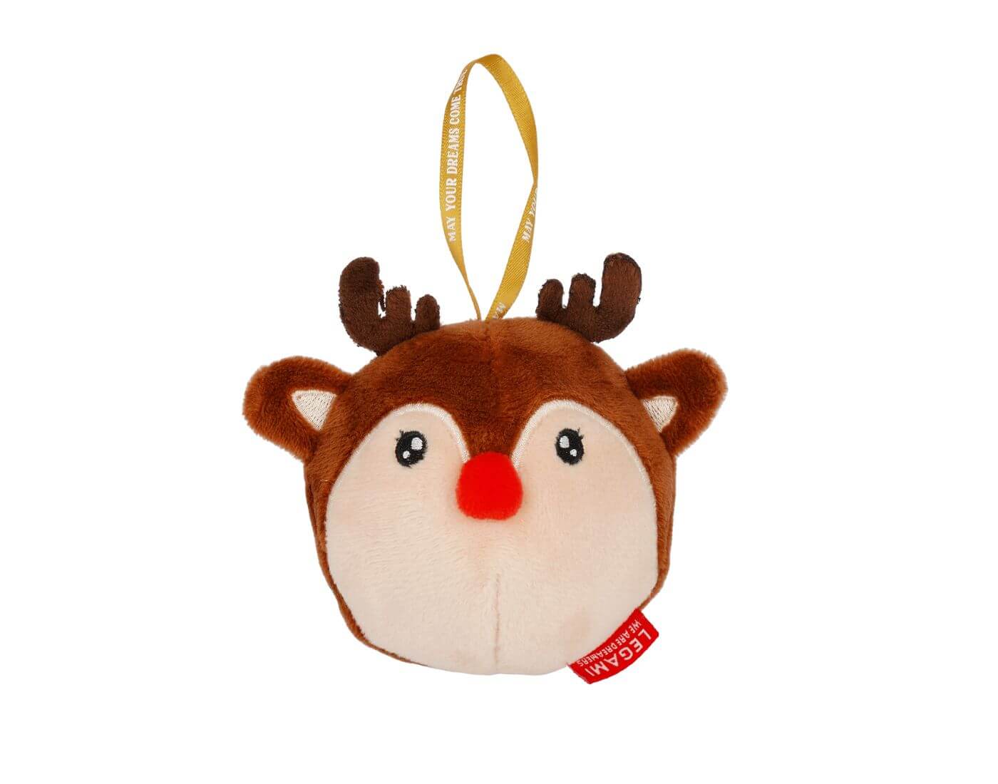 Weihnachtsdekoration aus Plüsch - Rentier - Oh-Oh-Ohrnaments