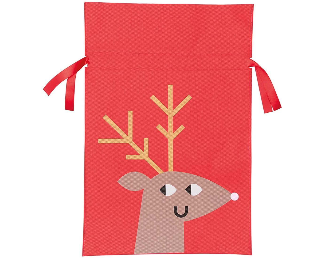 Paper Poetry Geschenktüte Rentier groß rot