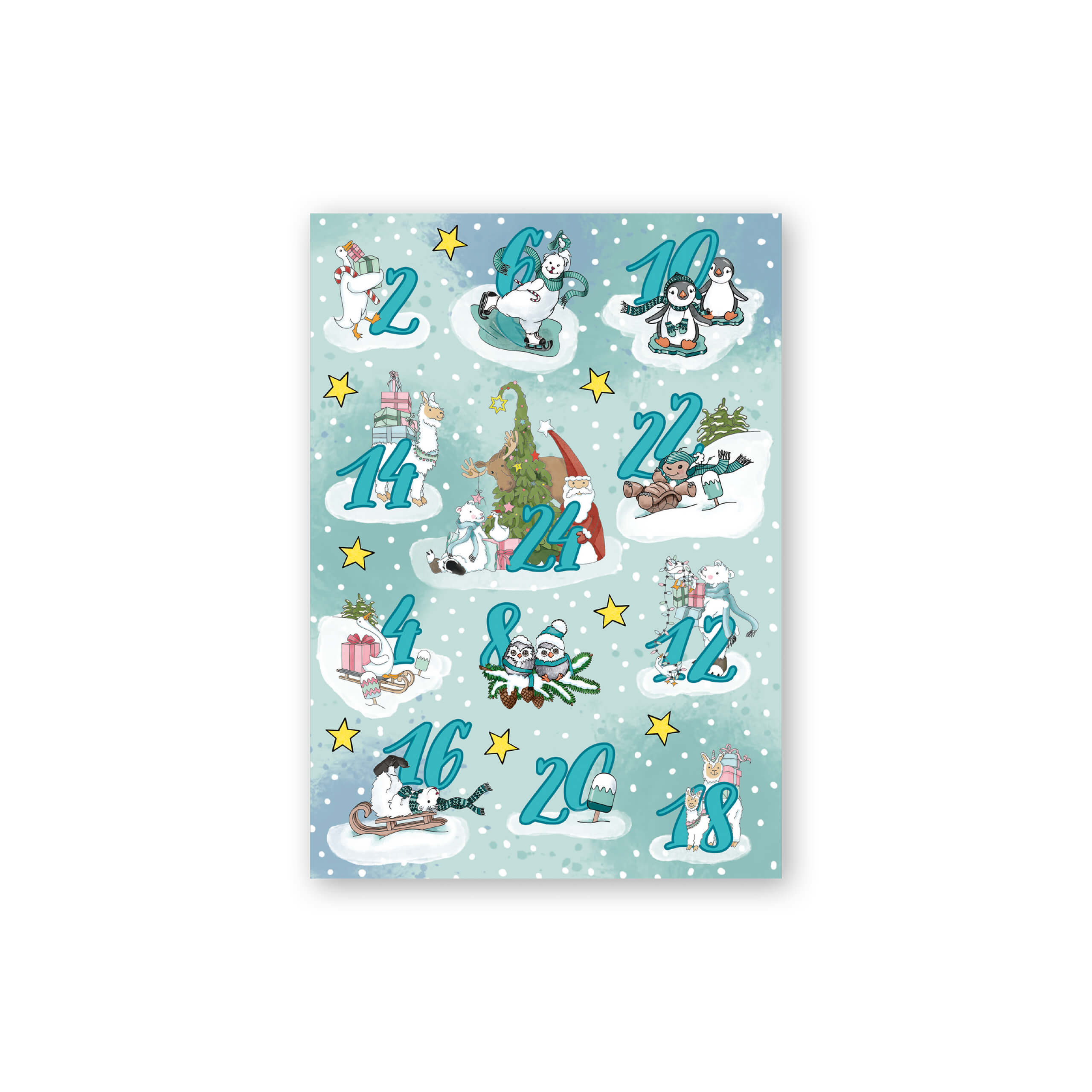 13600_02-1 Adventskalender Sticker Winterzauber
