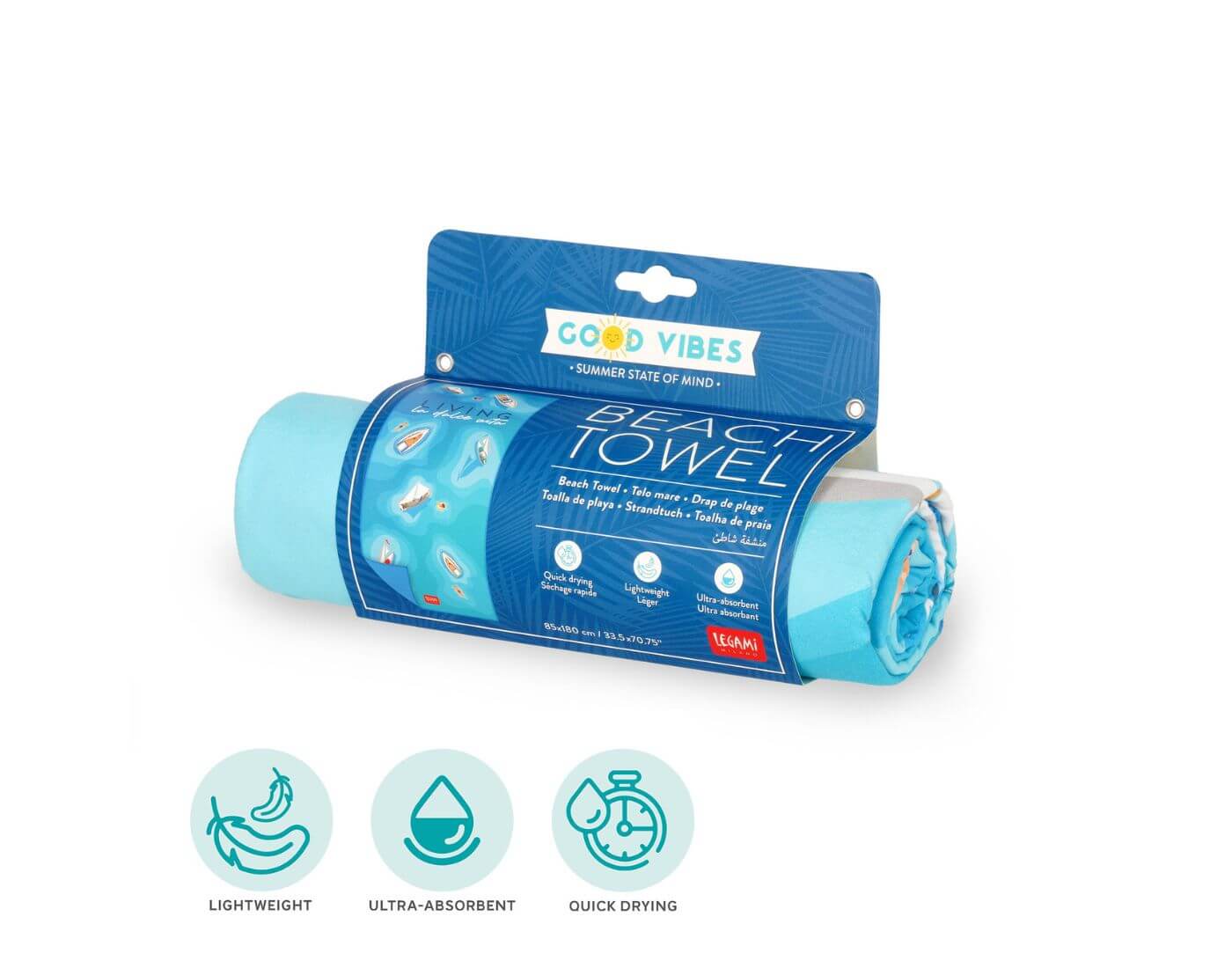 Strandtuch - Good Vibes - Dolce Vita Strandtuch - Good Vibes - Dolce Vita