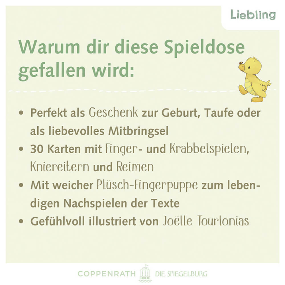 Spieledose: Schön, dass du da bist! (J. Tourlonias) Spieledose: Schön, dass du da bist! (J. Tourlonias)