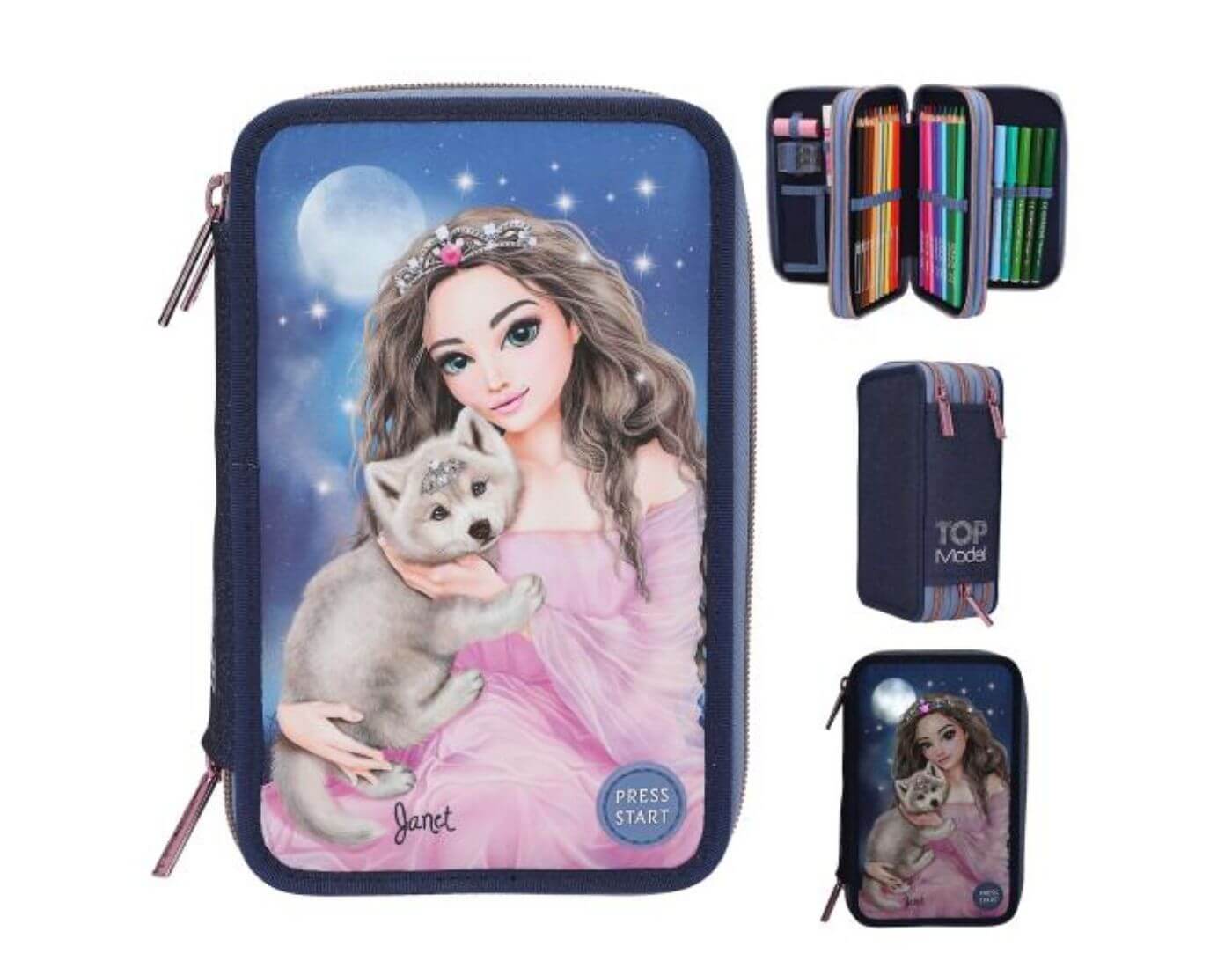 depesche-federtasche-wolf-1-1 TOPModel 3 Fach Federtasche LED WOLF