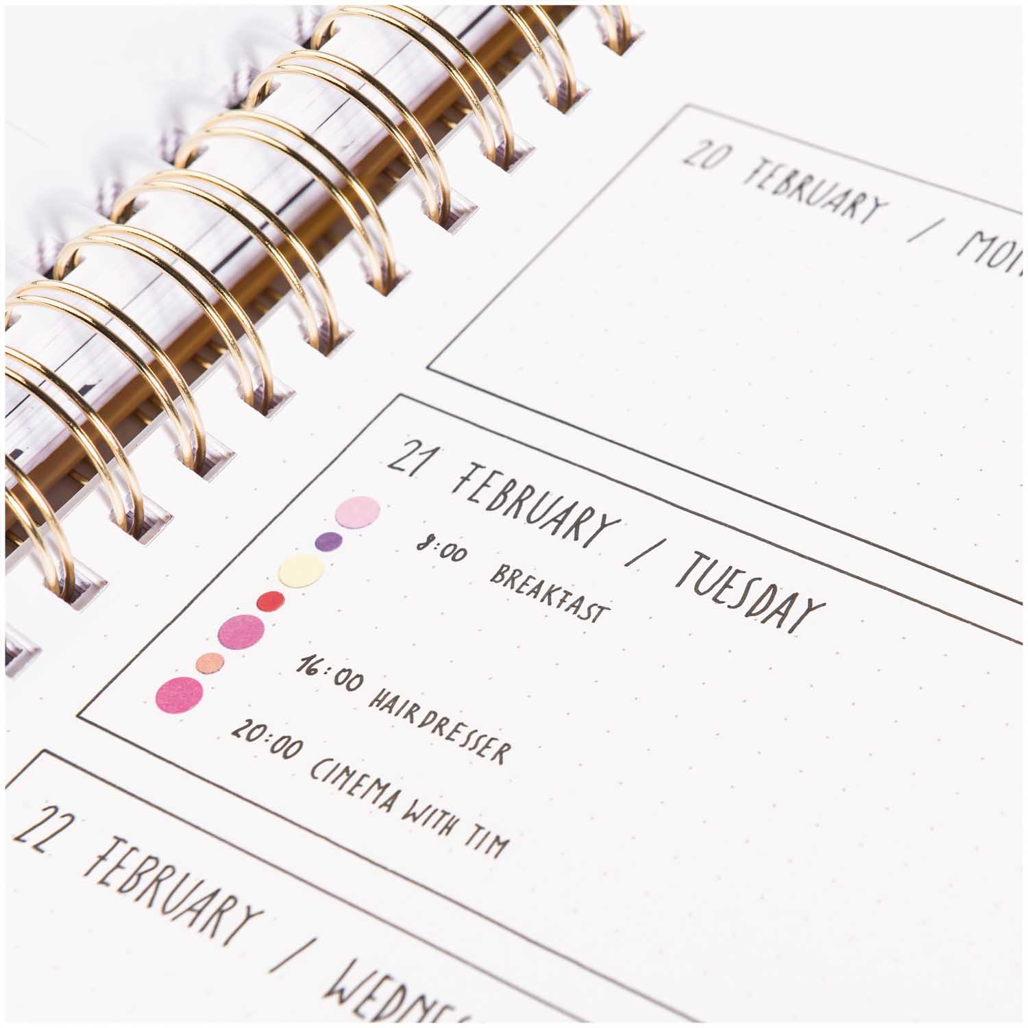 Sticker, Bullet Diary, Kreise
