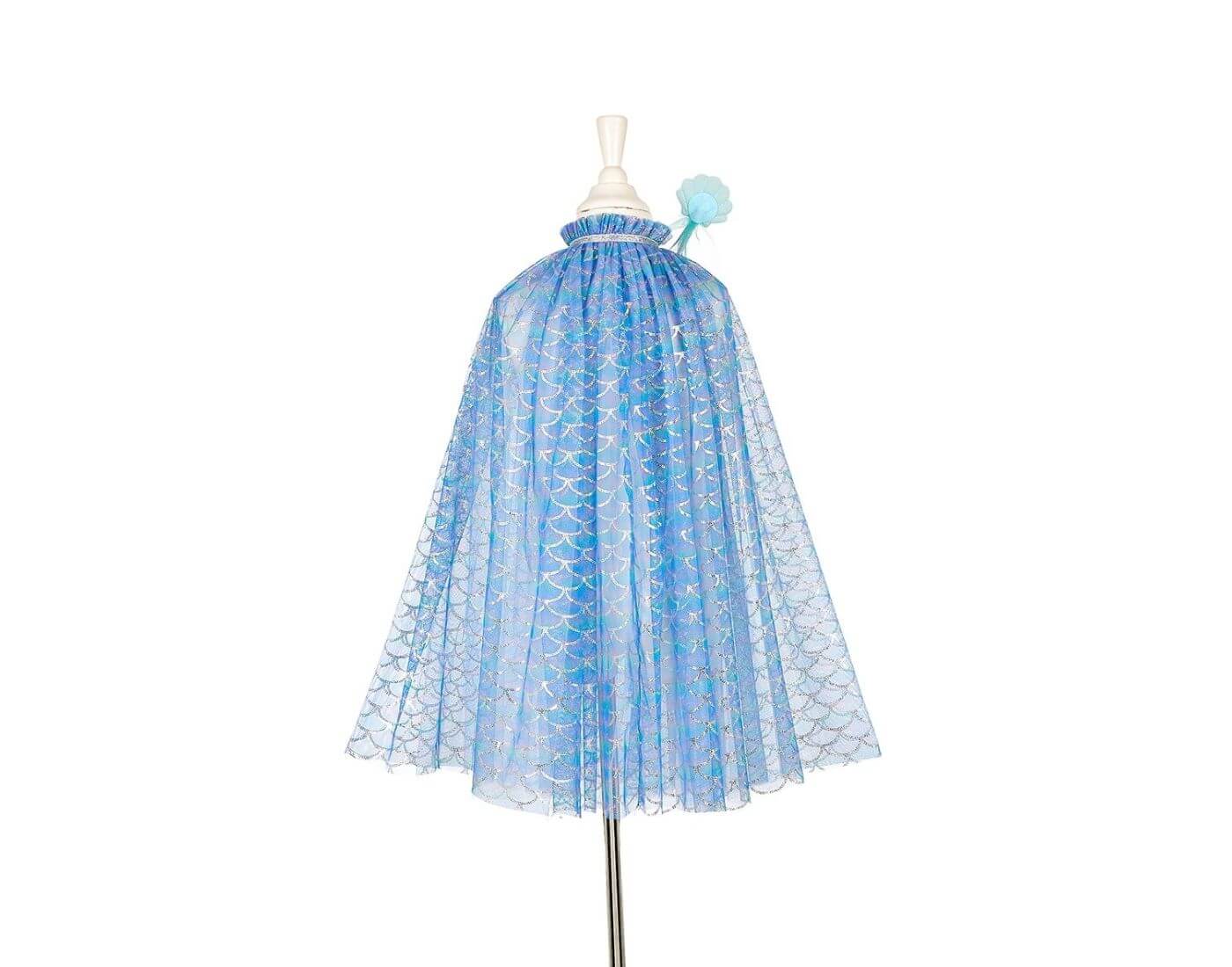 Marlya Meerjungfrau Cape + Tiara + Zauberstab Set, 3-4 Jahre