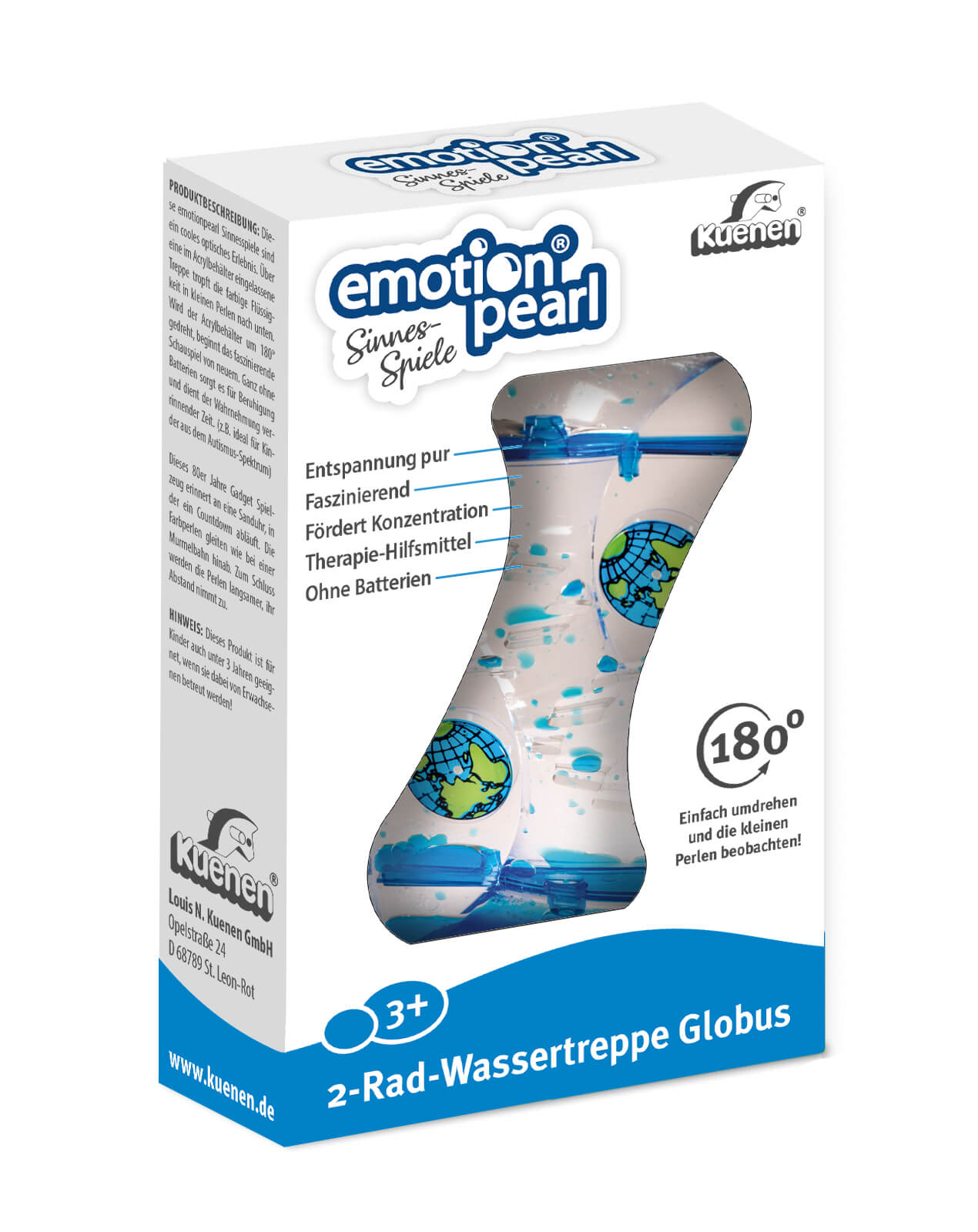 emotion pearl - 2 Rad Wassertreppe "Globus"