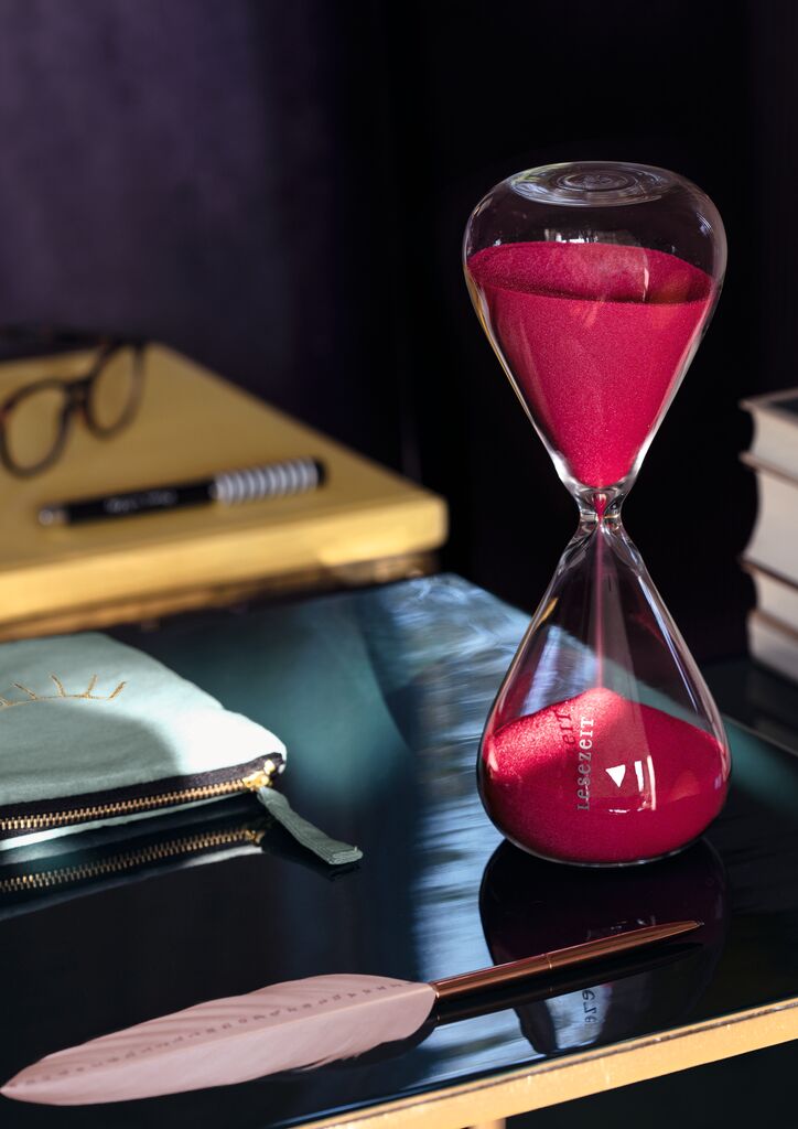 libri_x Sanduhr Lesezeit