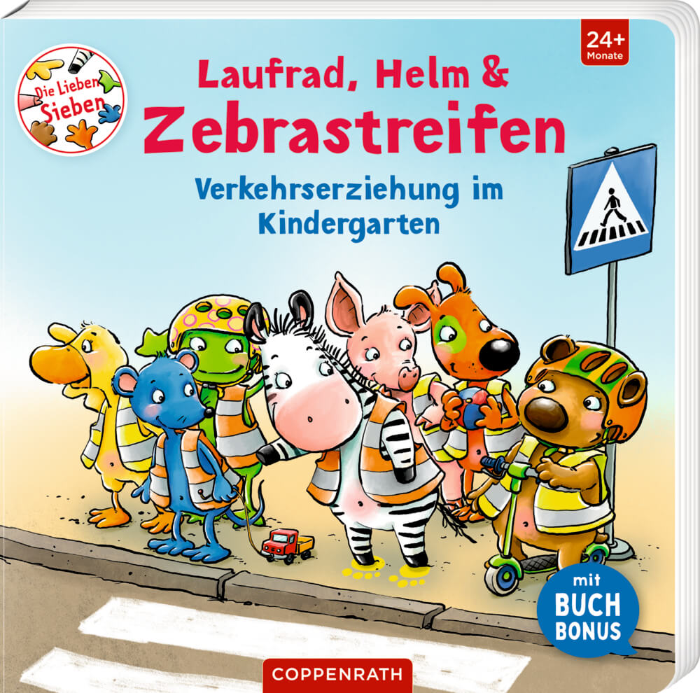 Laufrad, Helm & Zebrastreifen - Die Lieben Sieben (BuchBONUS) Laufrad, Helm & Zebrastreifen - Die Lieben Sieben (BuchBONUS)