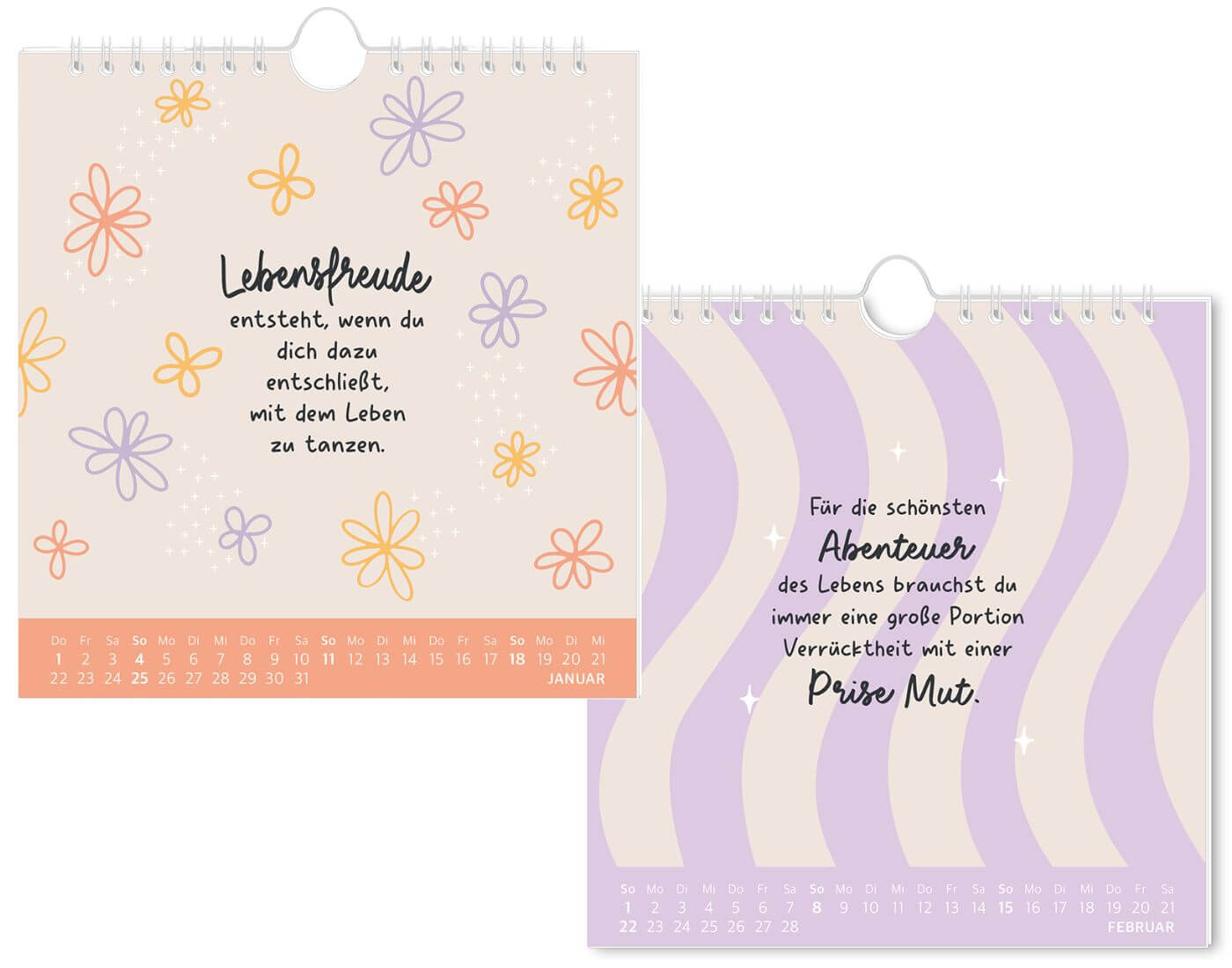 Postkartenkalender 2026 Der beste Tag