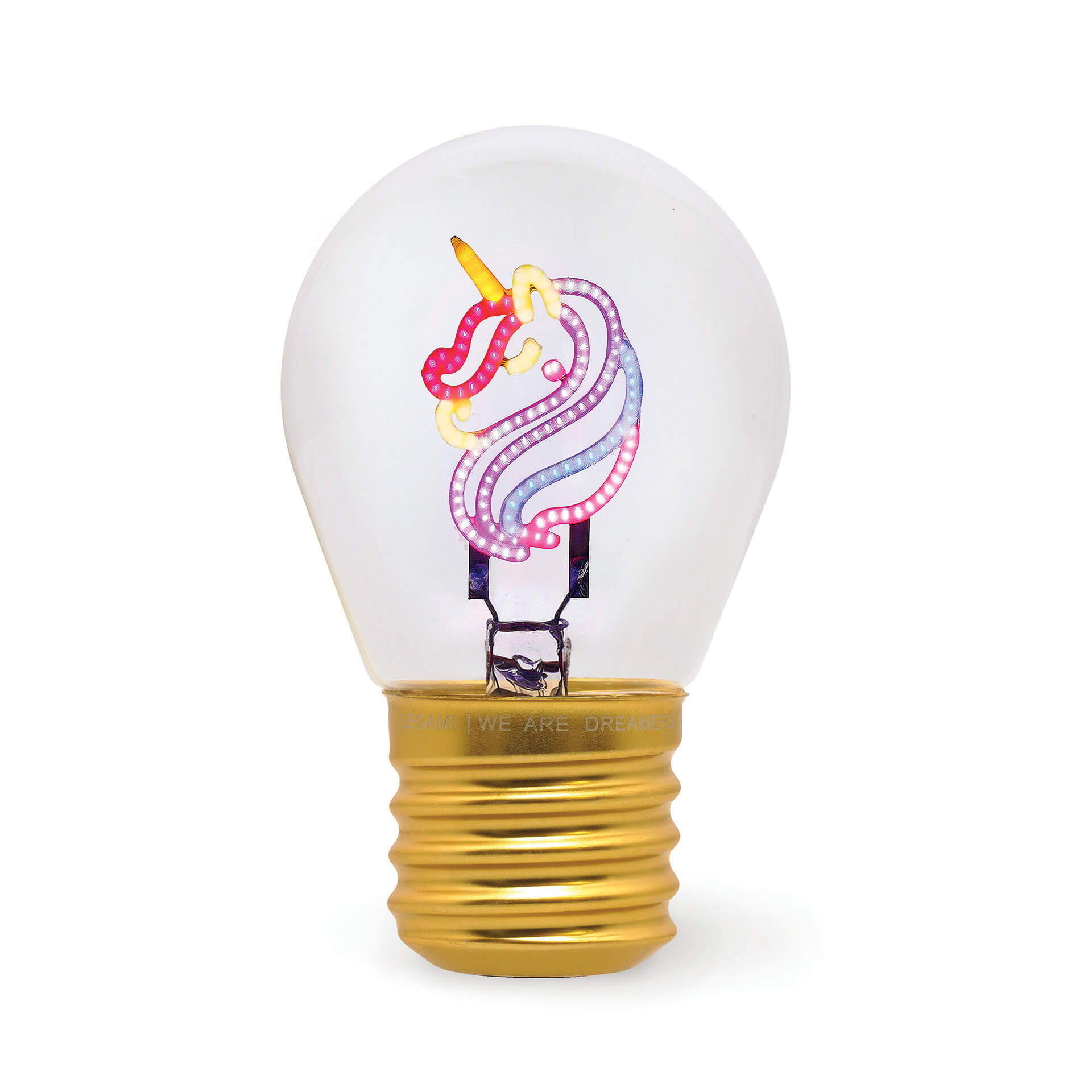 Tischlampe in Glühbirnenform - Unicorn