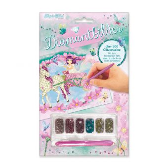 Diamantbilder Einhorn und Elfe