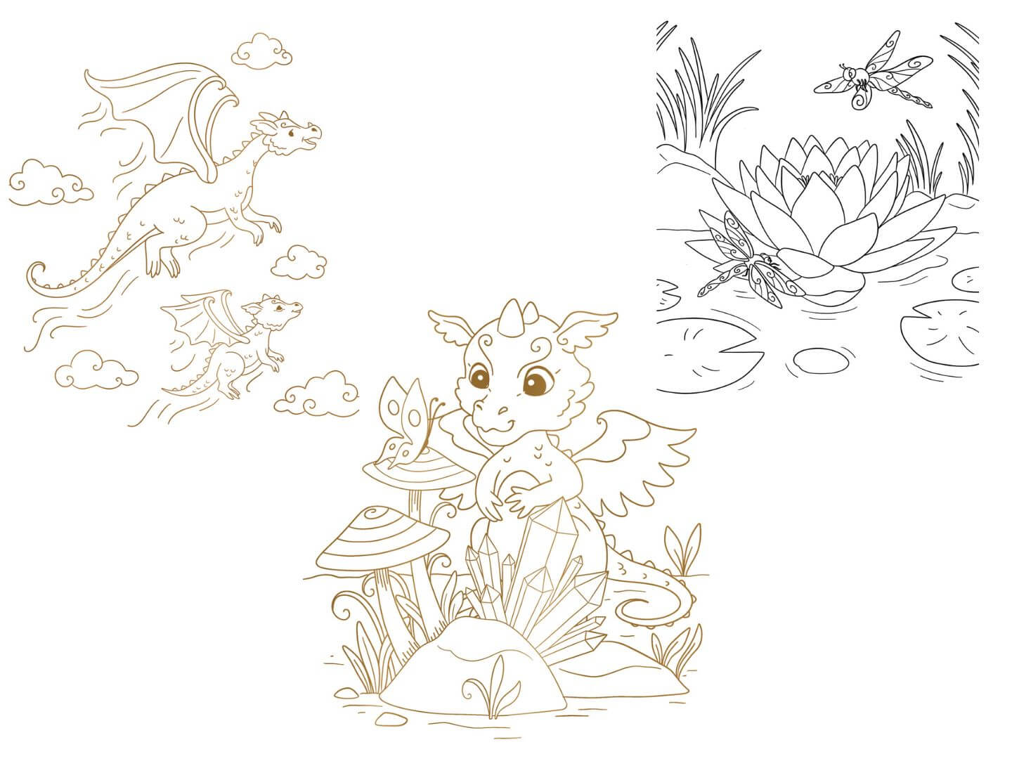 100% selbst gemacht: Metallic-Malen Fantasy mit Bicolorstiften