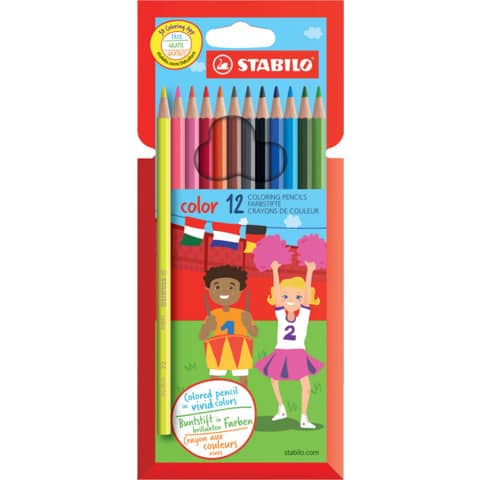 Farbstift color Kartonetui 12 Stück STABILOCOLOR