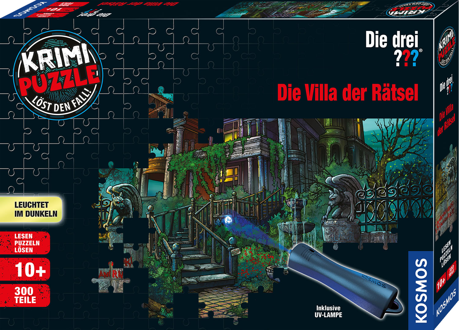 Krimi Puzzle: Die drei ??? - Die Villa der Rätsel