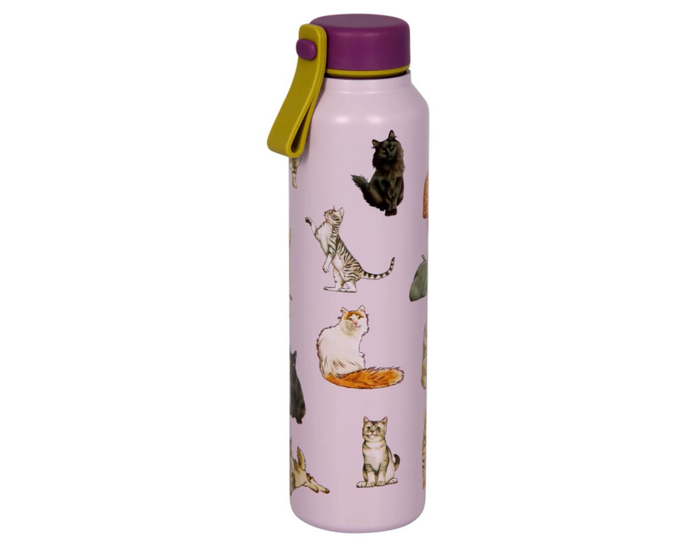 Isolierflasche Katzen - I love cats (cats & dogs)