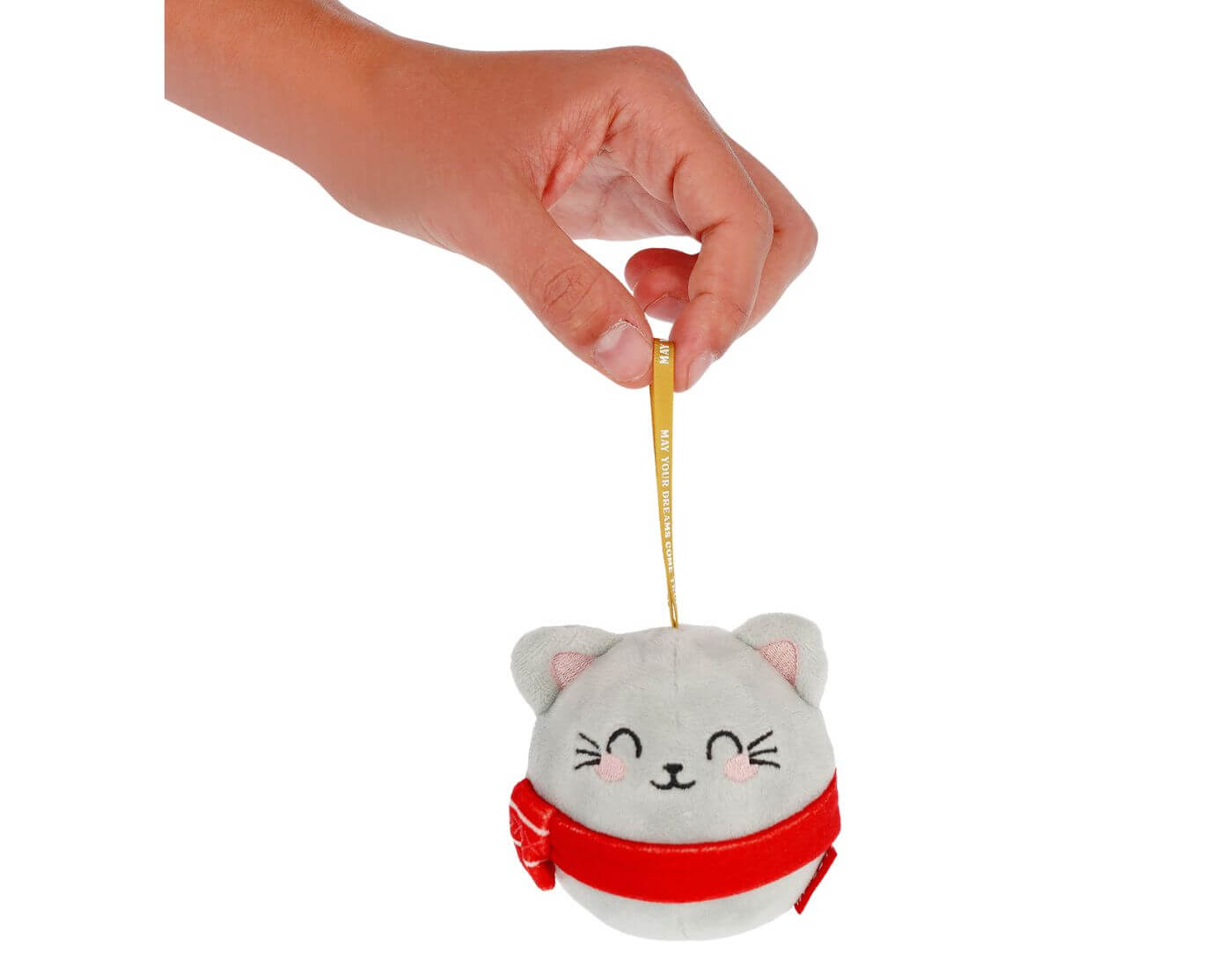 Weihnachtsdekoration aus Plüsch - Katze - Oh-Oh-Ohrnaments