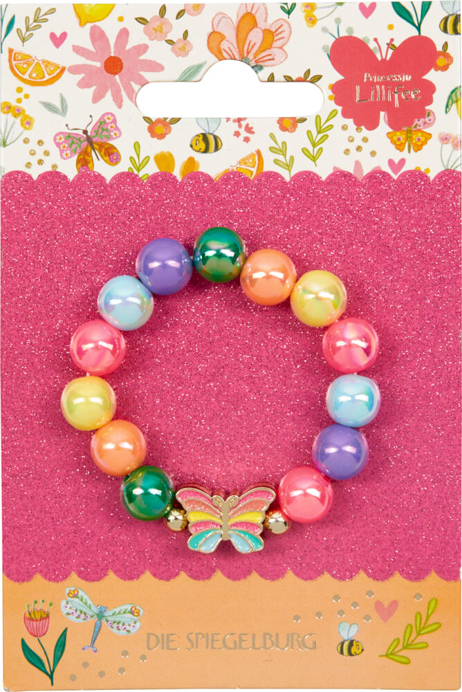 Armband - Prinzessin Lillifee (mit bunten Perlen)