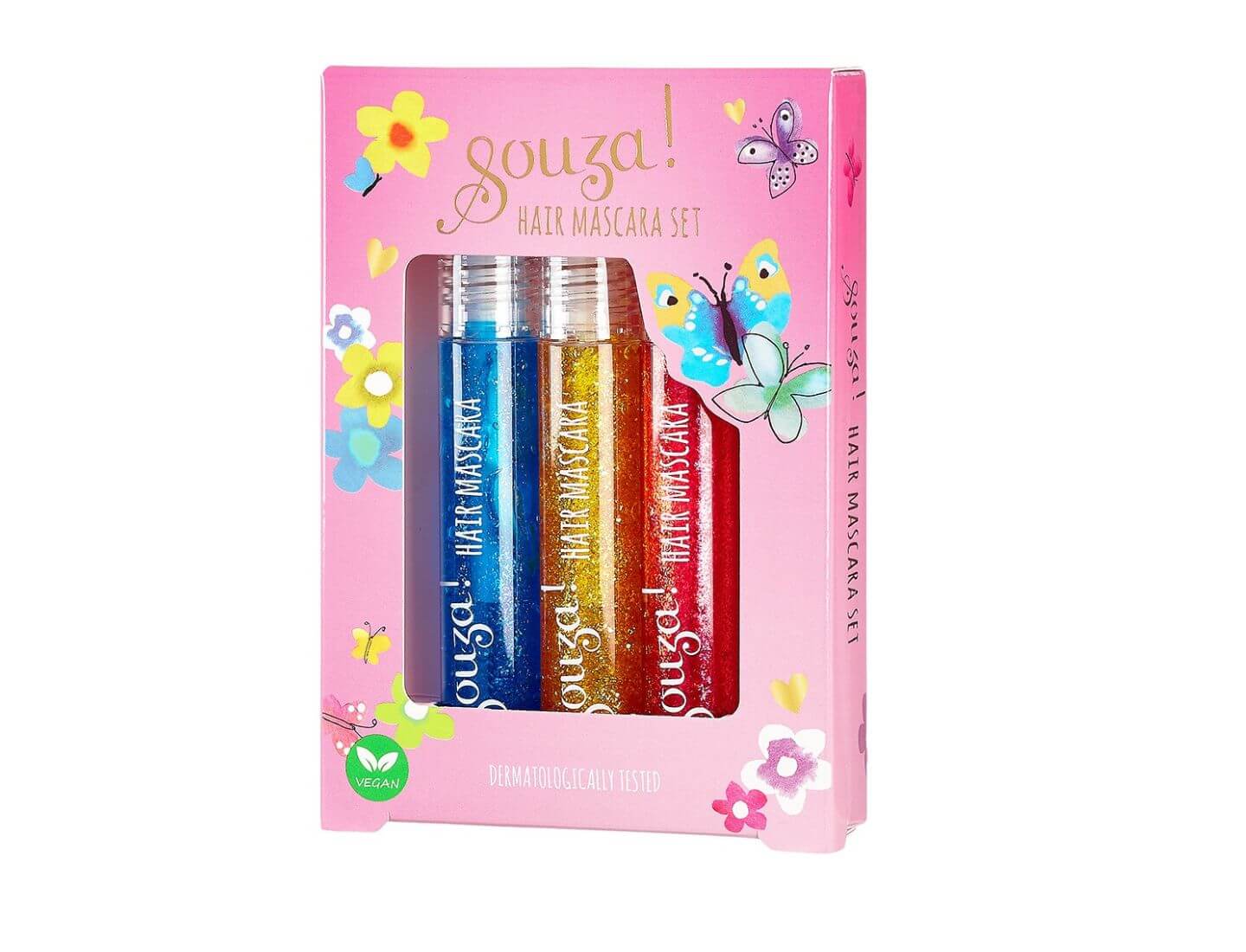 Set Haarmascara, 3 Farben