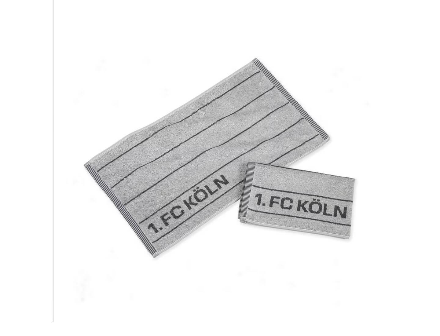 GÄSTEHANDTUCH 2ER SET "GRAU"