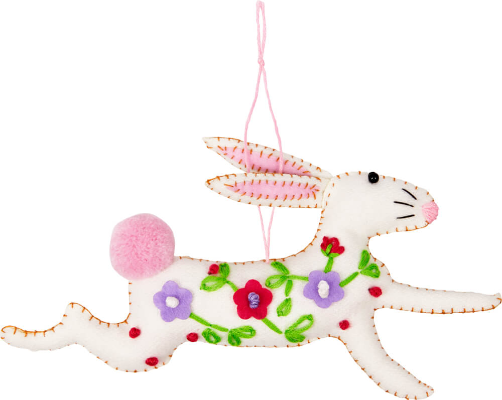 Filzanhänger (Hase) Frohe Ostern