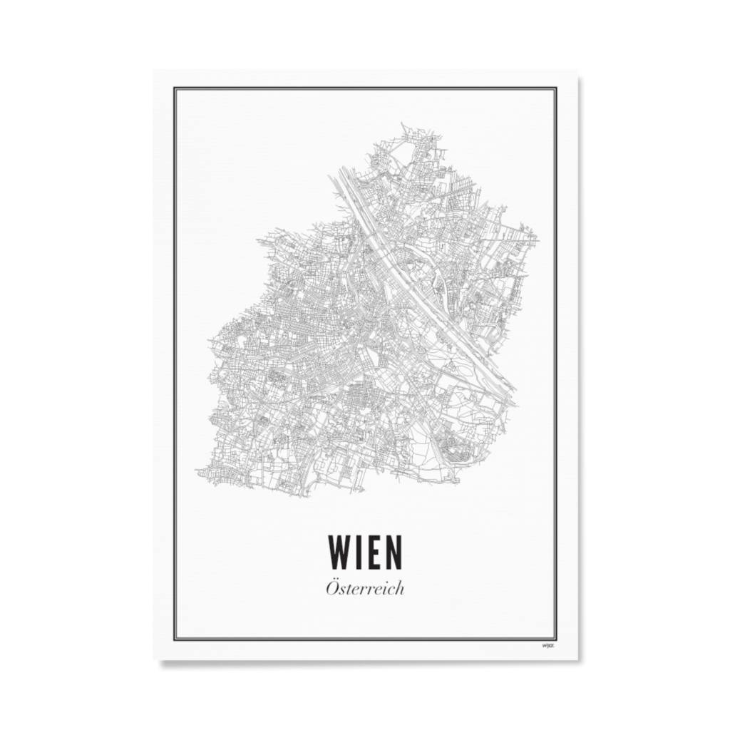 Poster WIEN - STADT 30 x 40 cm