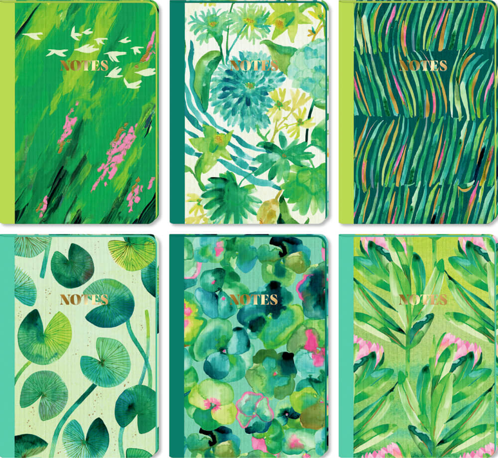 Notizhefte DIN A5: All about green (einzeln)