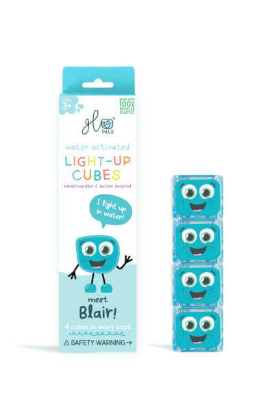 Glo Pals Leuchtwürfel - Blair – leuchtet helles Blau