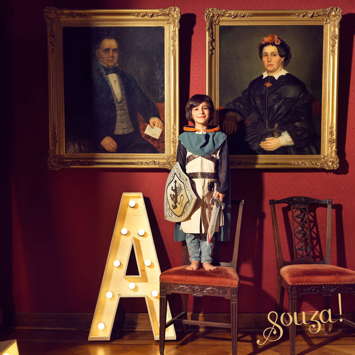 Kostüm Ritter Geoffrey - 3-4 Jahre, 98-104 cm