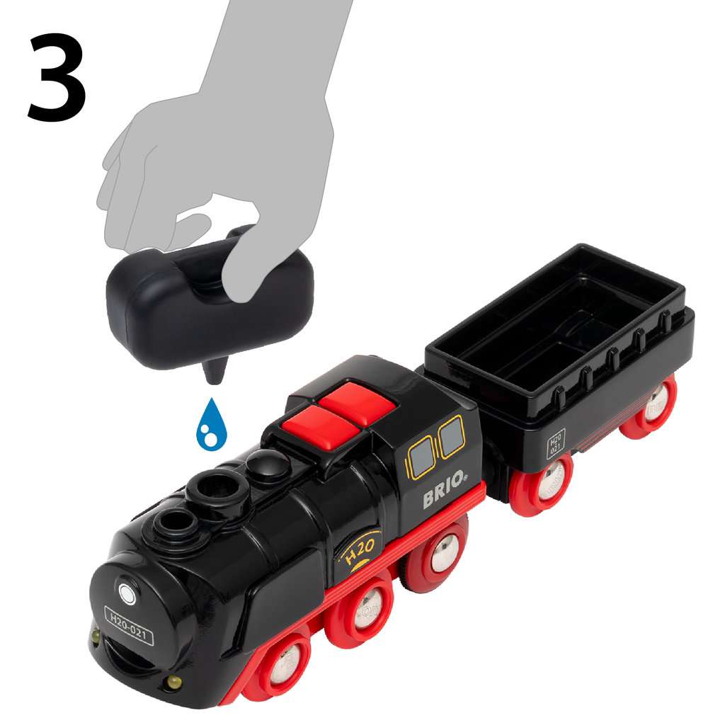 63601400_10 BRIO Batterie-Dampflok Weihnachts-Set