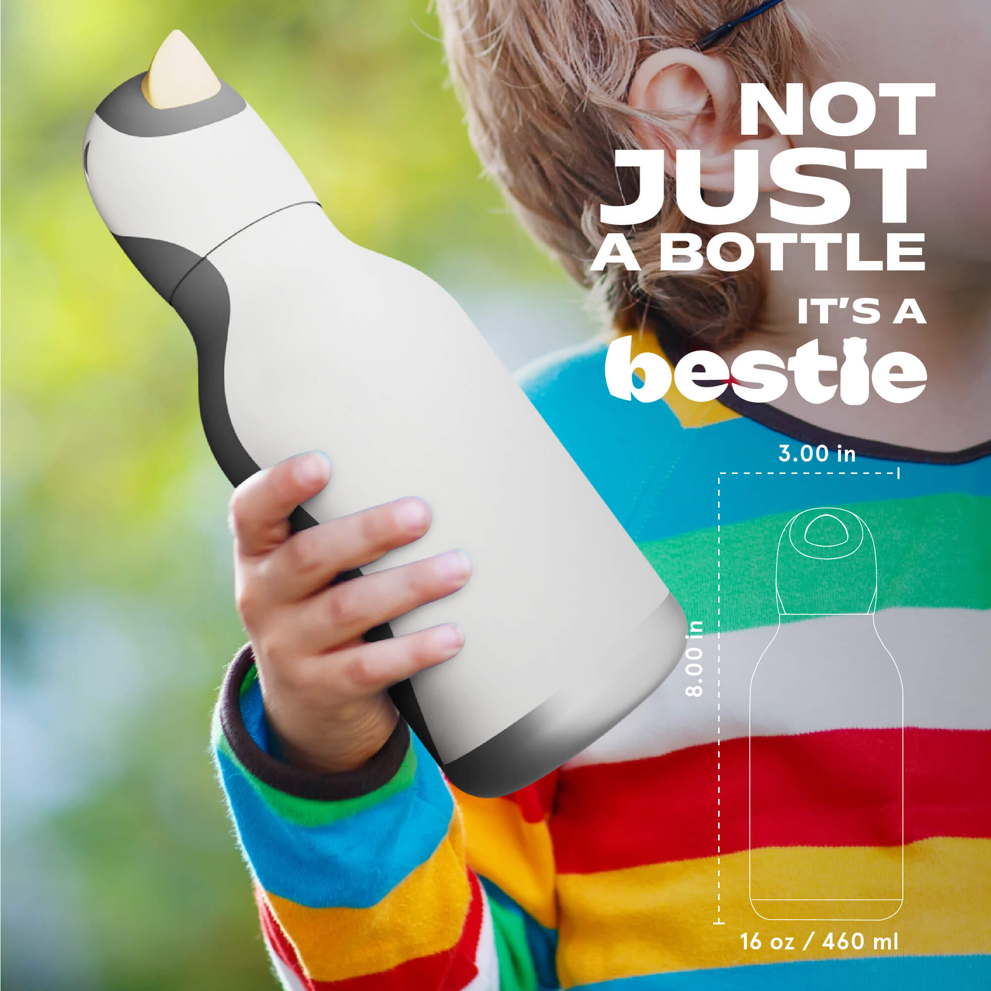 Bestie Trinkflasche Pinguin