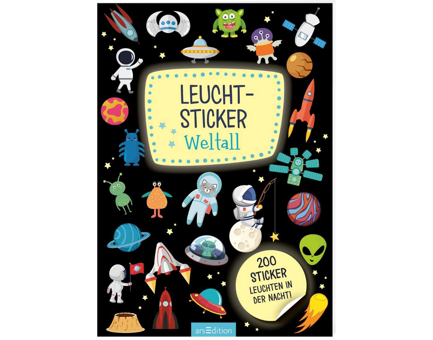 Leucht-Sticker – Weltall