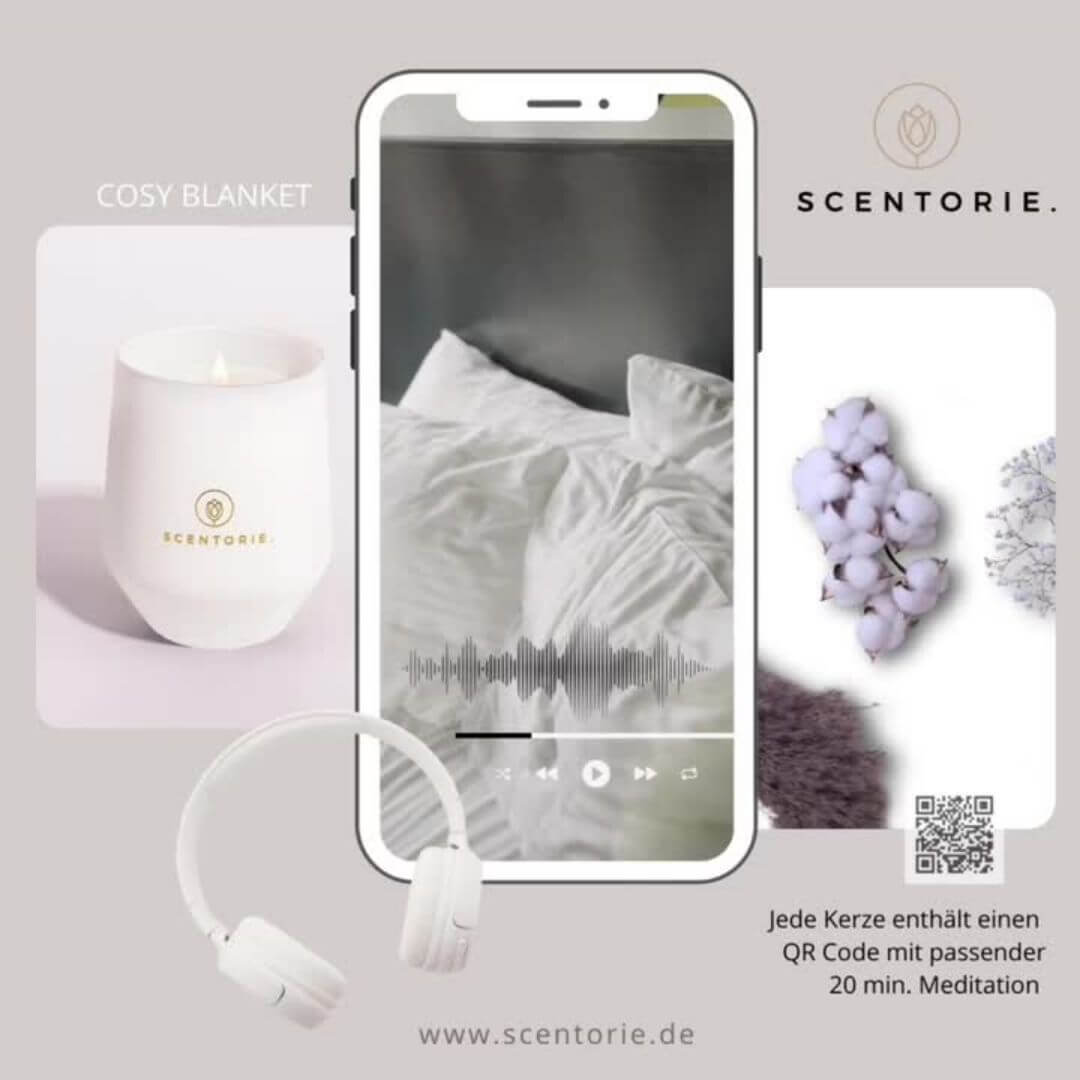 COSY BLANKET (110g Duftkerze mit Holzdocht)