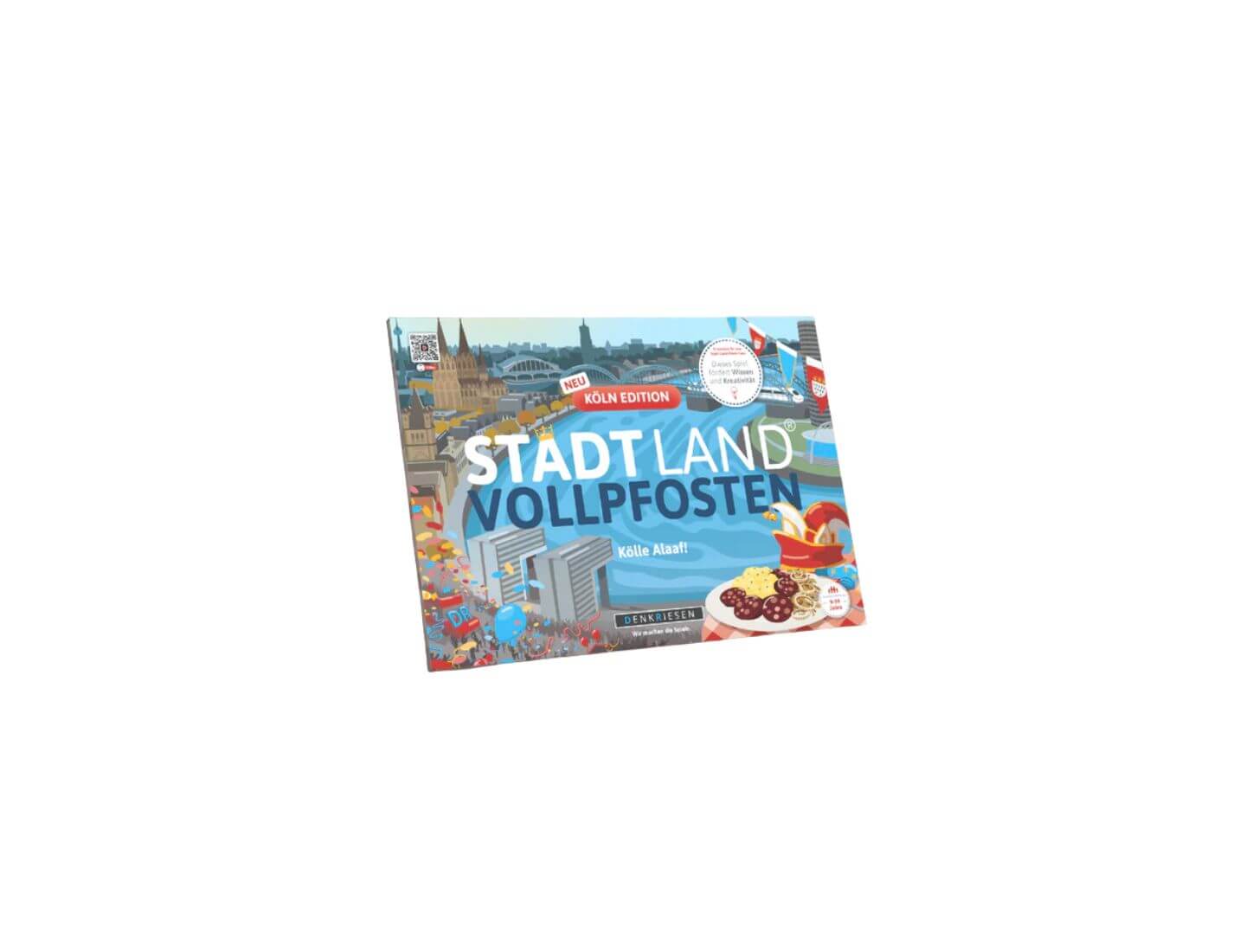Stadt Land Vollpfosten® Spielblock | Köln Edition