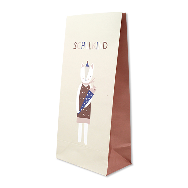 Geschenktüte Schulkind Hund/Katze (Set mit 6 Papiertüten)