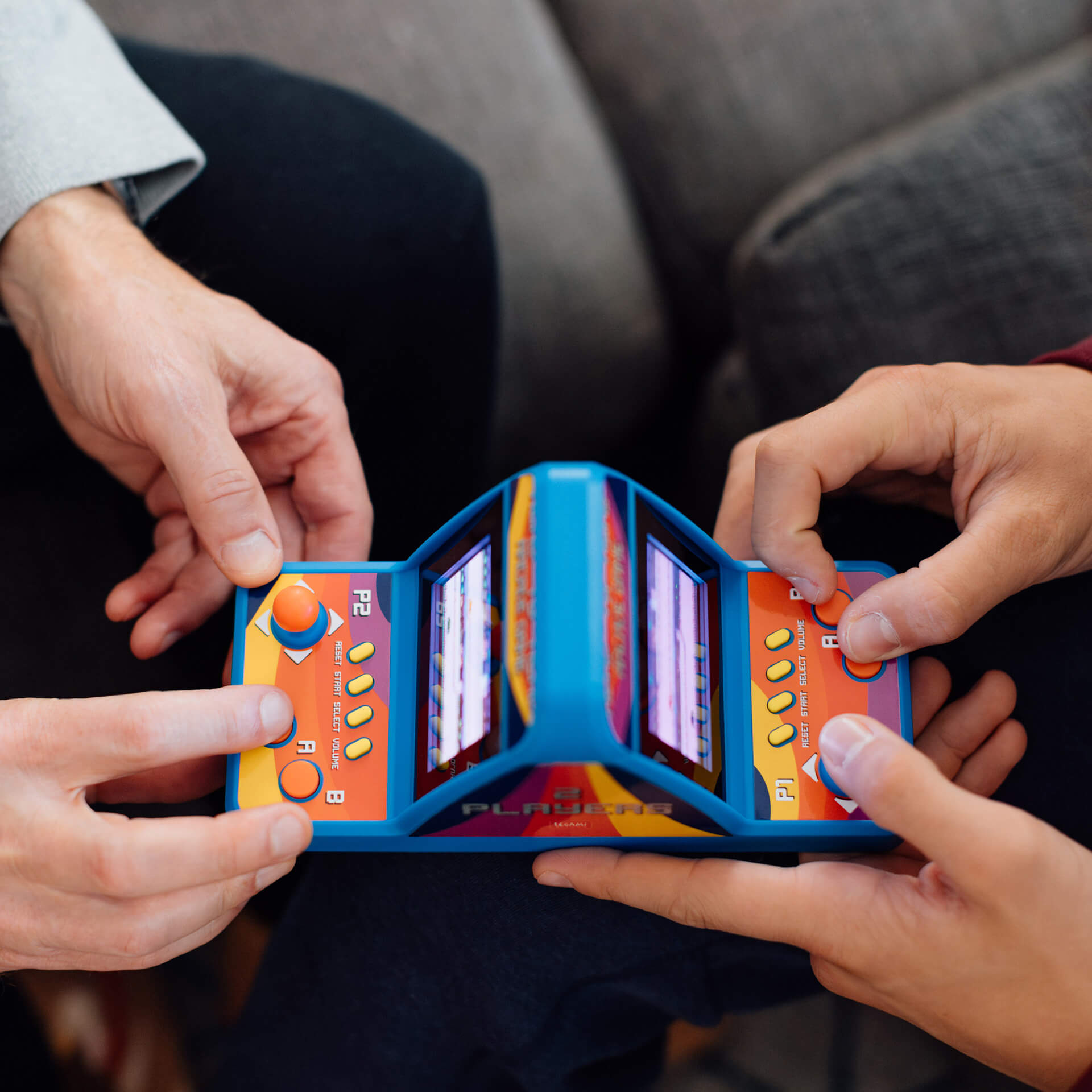 Mini-Arcade-Videospiel für zwei Spieler