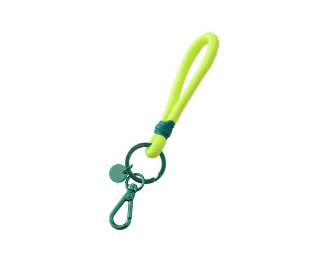 giftcompany-anhaenger-neongelb-1 Metropolitan Neo Schlüsselanhänger, neongelb/grün, mit Karabiner