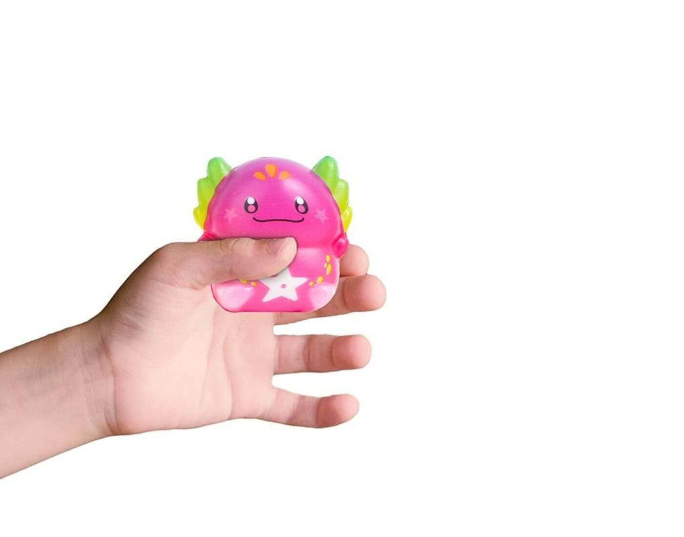 Antistress Soft-Axolotl, 5-fach sortiert (einzeln)