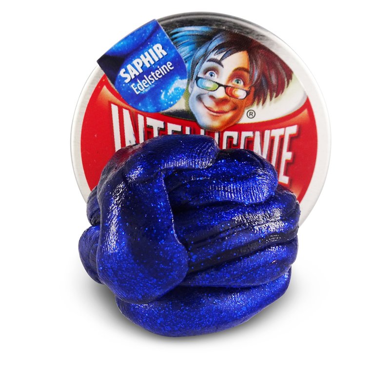 Intelligente Knete Klein Saphir