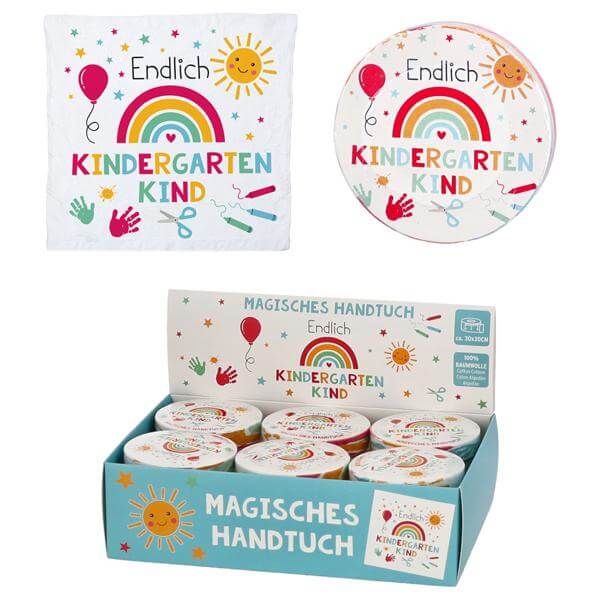  Magisches Handtuch Kindergarten, ca. 30x30cm (einzeln)