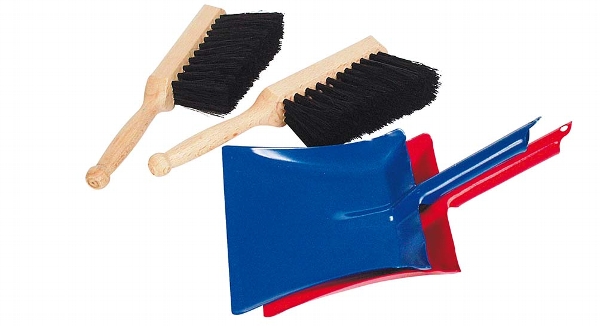 Kinderkehrschaufel und Handbesen einzeln (verschiedene Farben)