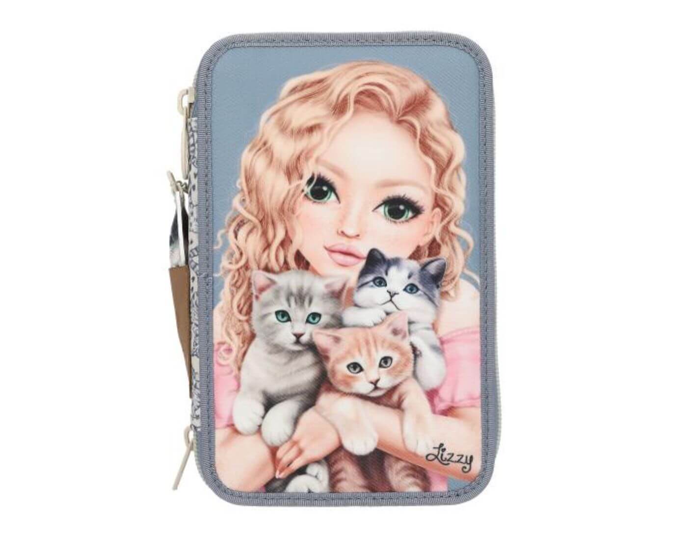 TOPModel 3 Fach Federtasche CAT LOVE