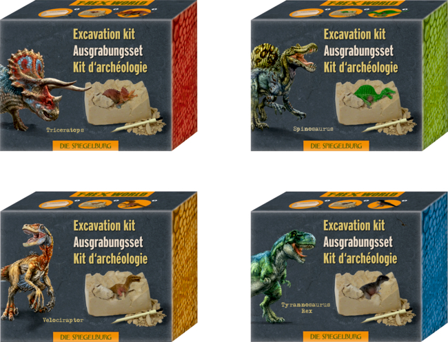 4029753169532 Mini-Ausgrabungsset Dino-Figur T-Rex World (einzeln)
