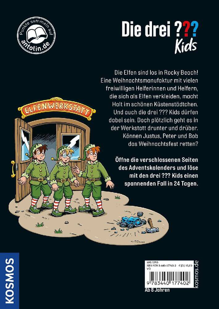 DIE DREI ??? KIDS Der Adventskalender - 24 Tage Elfen-Alarm