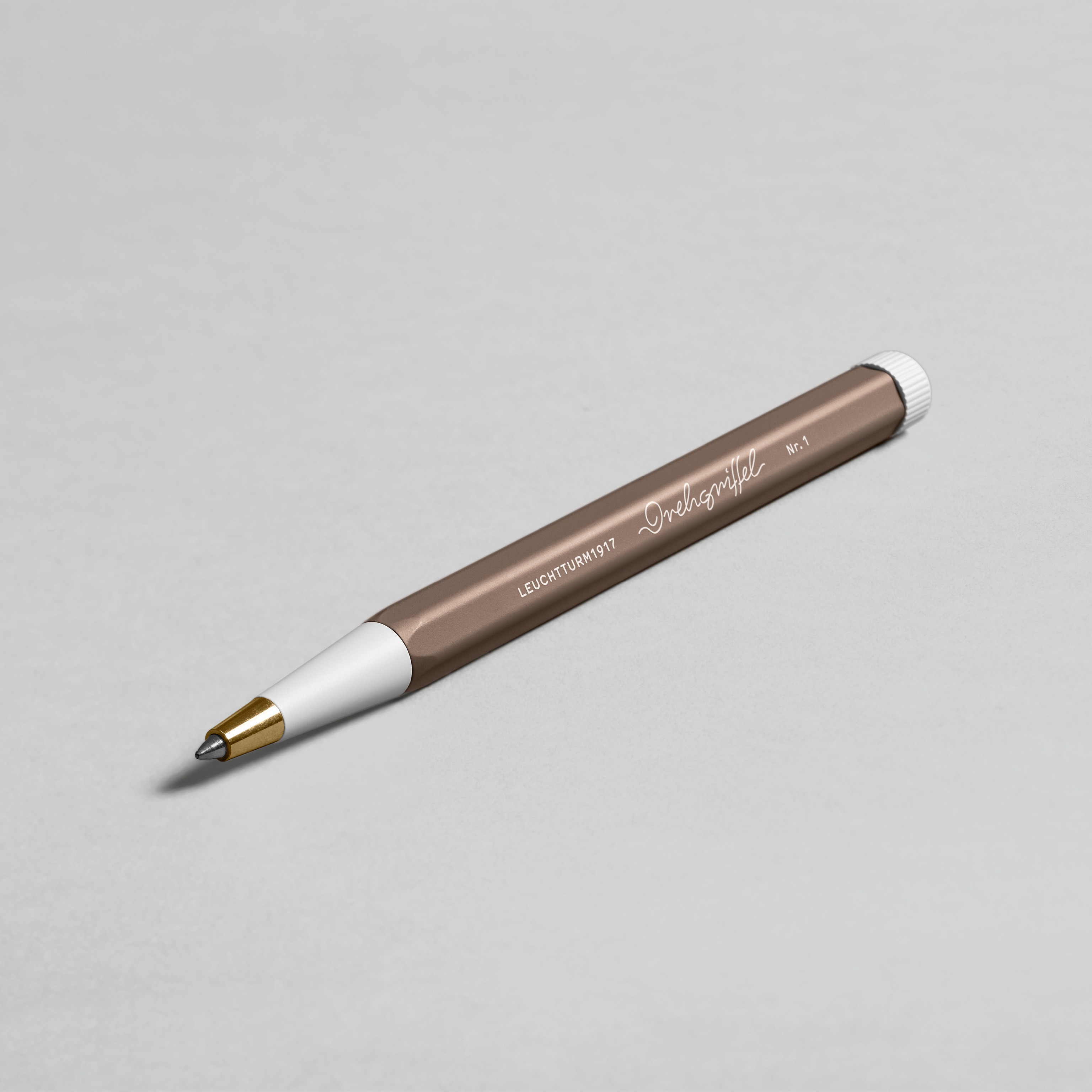 Drehgriffel Nr. 1, Warm Earth - Gelstift mit schwarzer Tinte